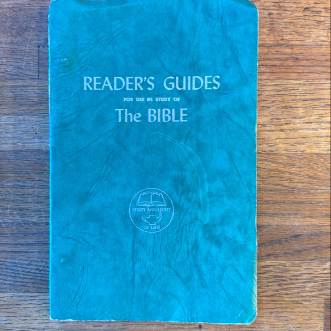Reader’s guides for use with the Bible 