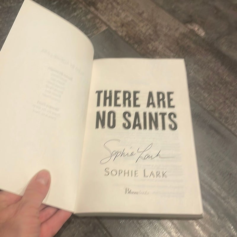 SIGNED There Are No Saints