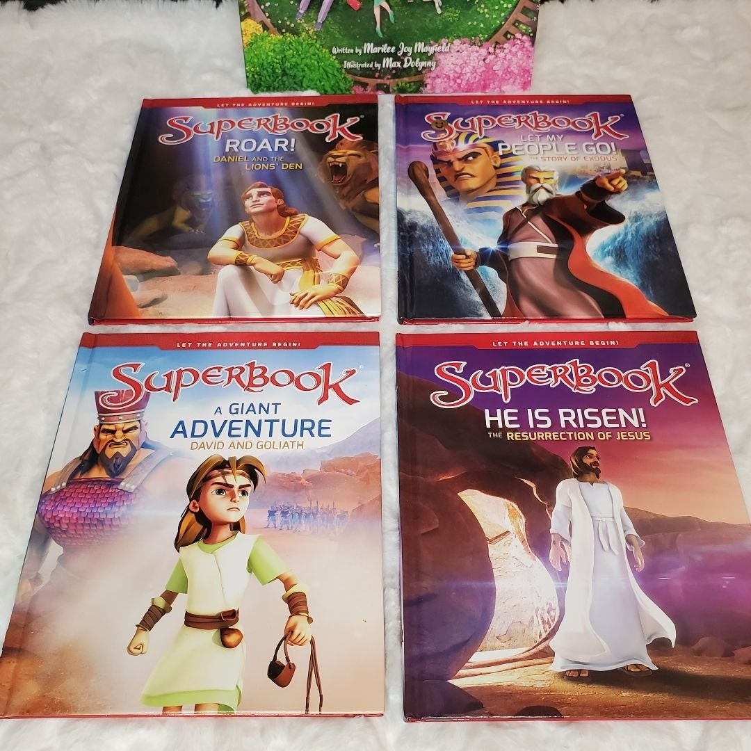 26 DVDs of SuperBook, featuring thrilling Bible stories, Gizmo Go