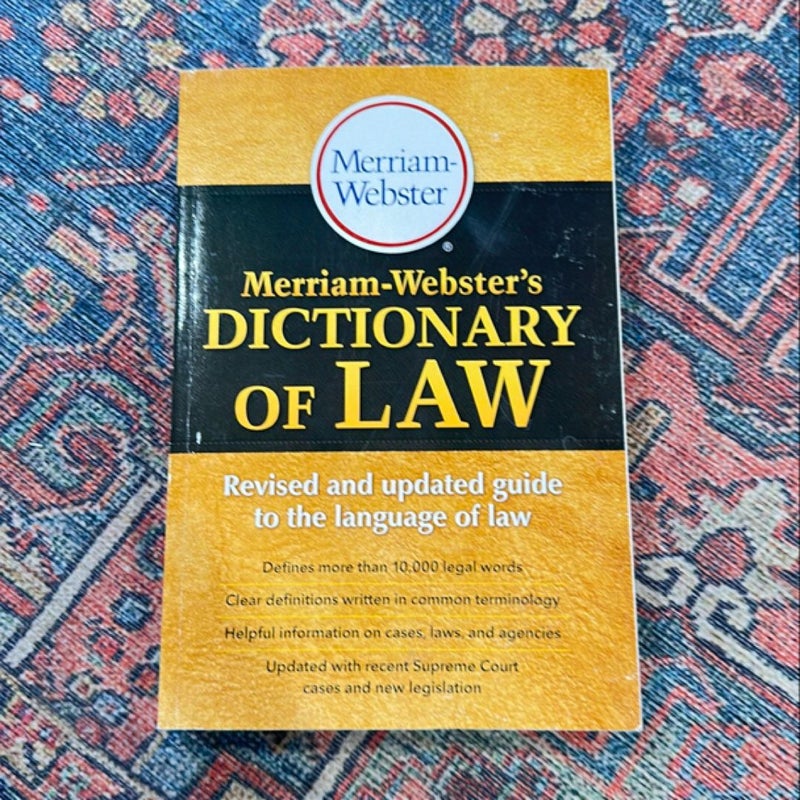 Merriam-Webster's Dictionary of Law