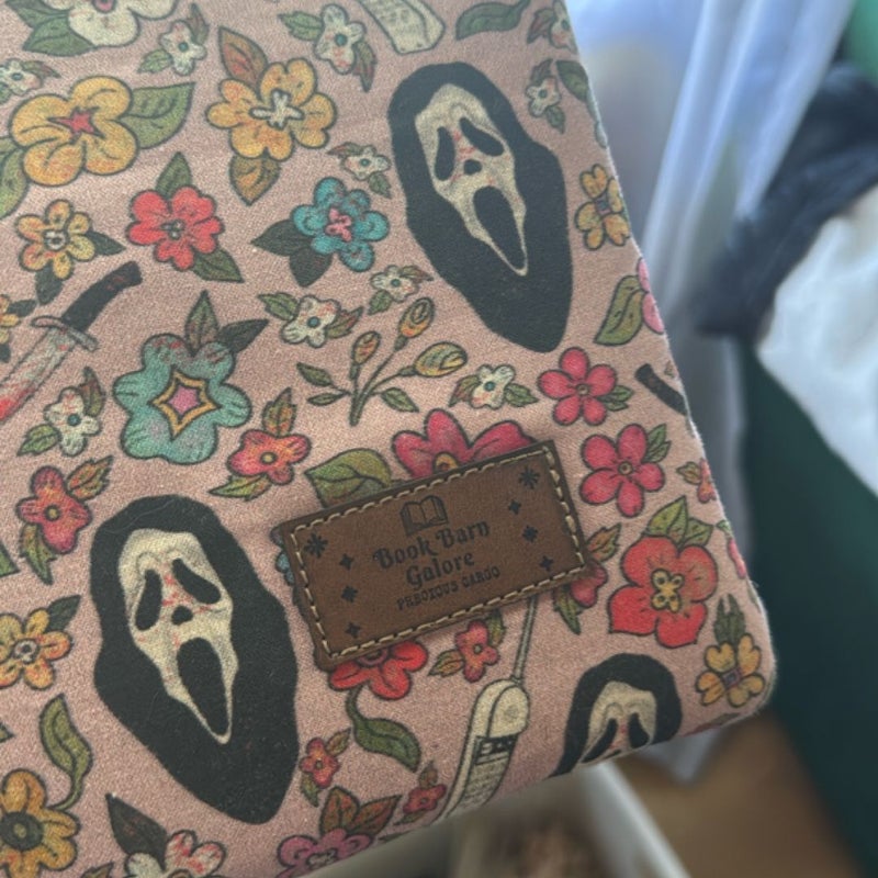 Large Scream Ghost Face Book Sleeve