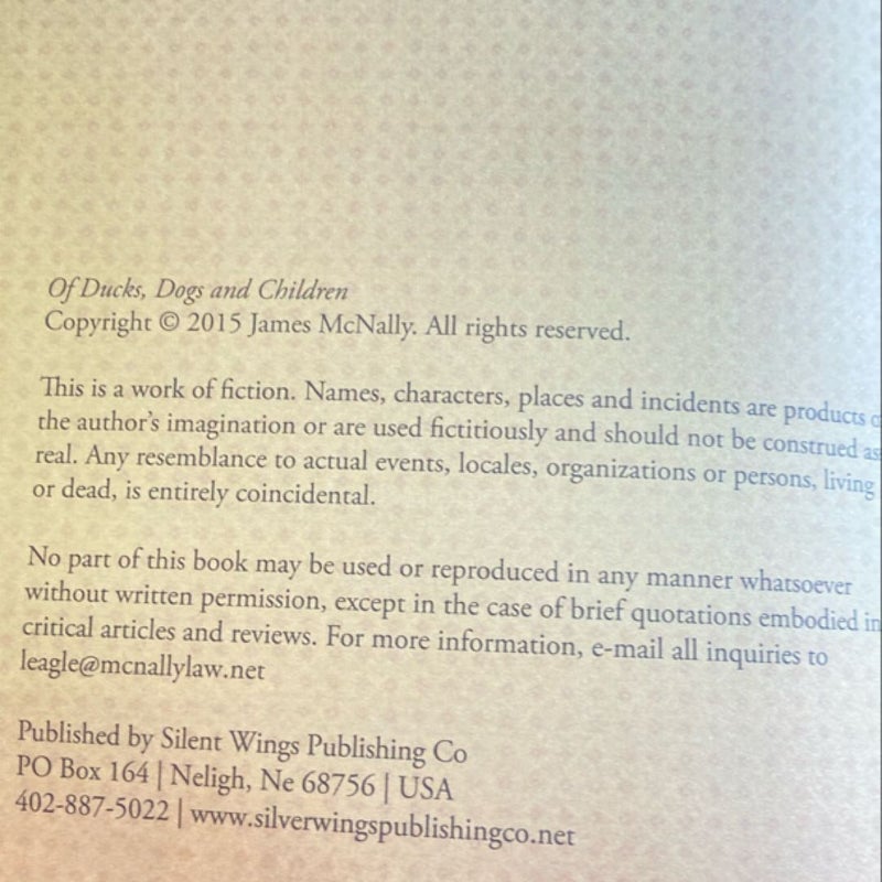 Of Ducks, Dogs and Children