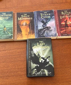 Percy Jackson and the Olympians book set 1-5