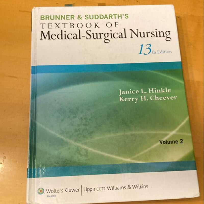 Brunner and Suddarth's Textbook of Medical-Surgical Nursing