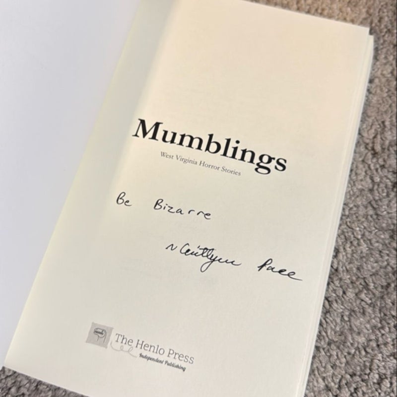 Mumblings *signed*