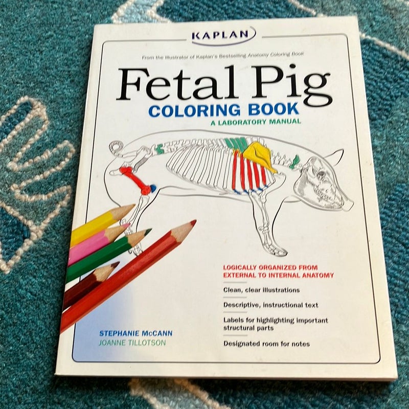 Fetal Pig Coloring Book