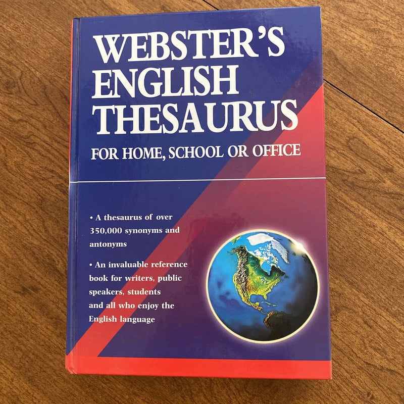 Webster’s English thesaurus