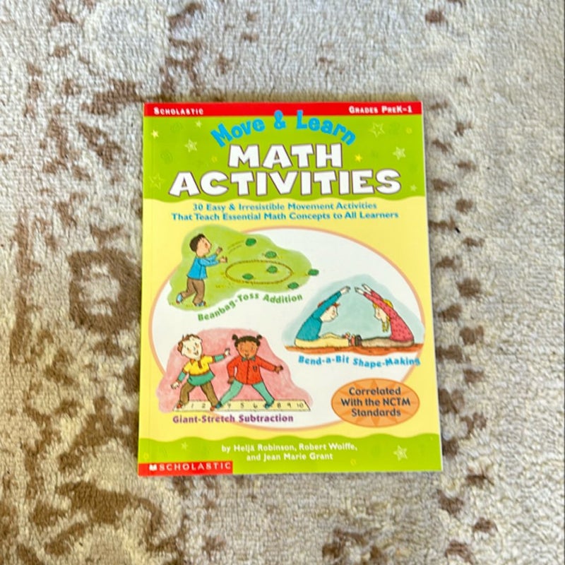 Move & Learn Math Actvities 