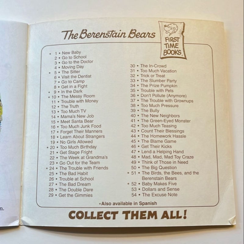 The Berenstain Bears' Report Card Trouble