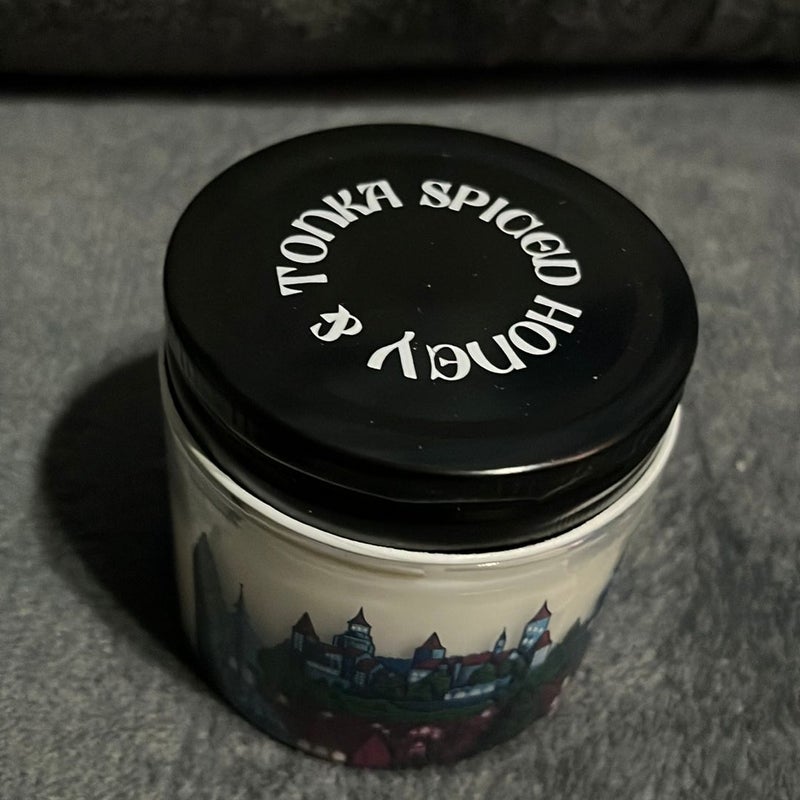 Bookish candle