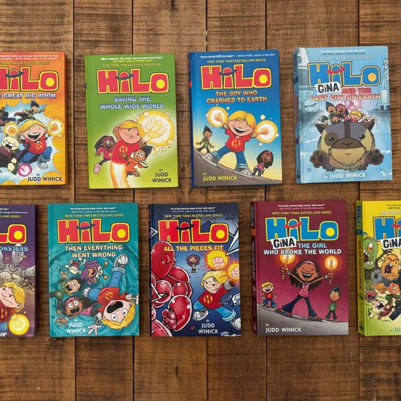 Book 1-9 HiLo Series - Graphic Novels