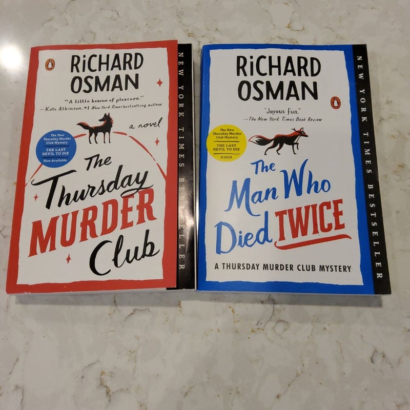 Bundle of 2 Thursday Murder Club Books