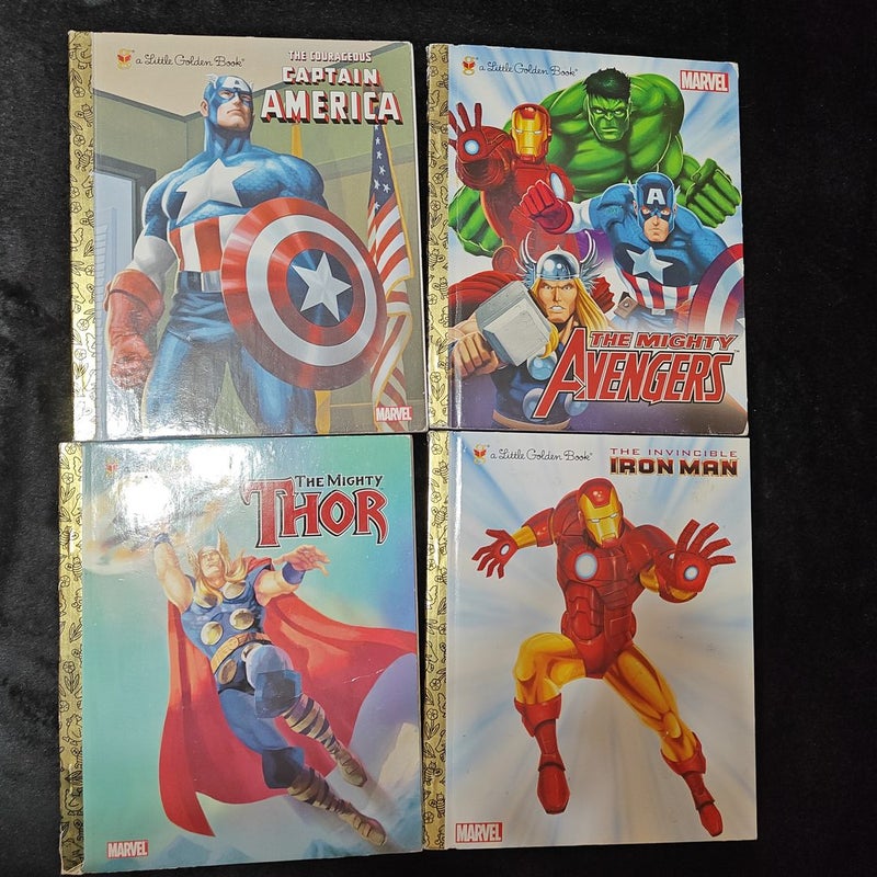 Little Golden Books Marvel Lot