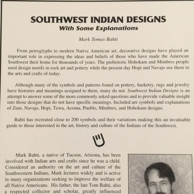 Southwest Indian Designs With Some Explanations