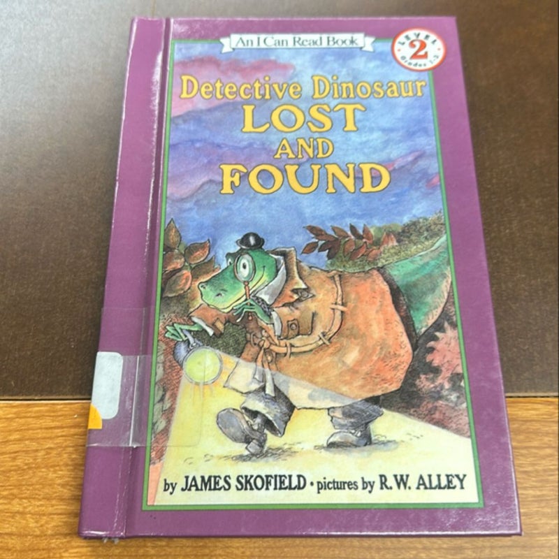 Detective dinosaur lost and found