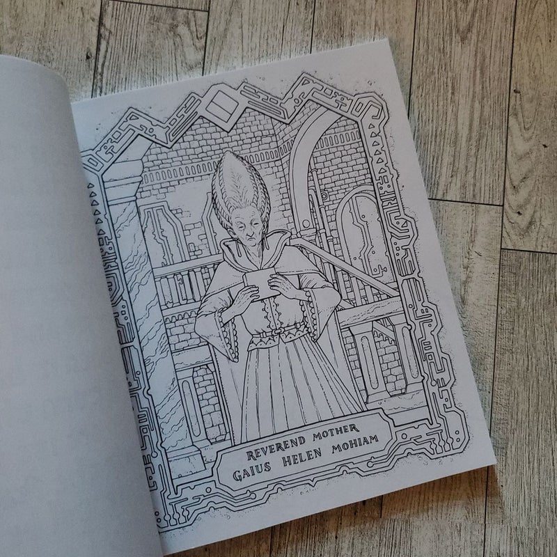 The Official Dune Coloring Book by Frank Herbert, Paperback | Pangobooks