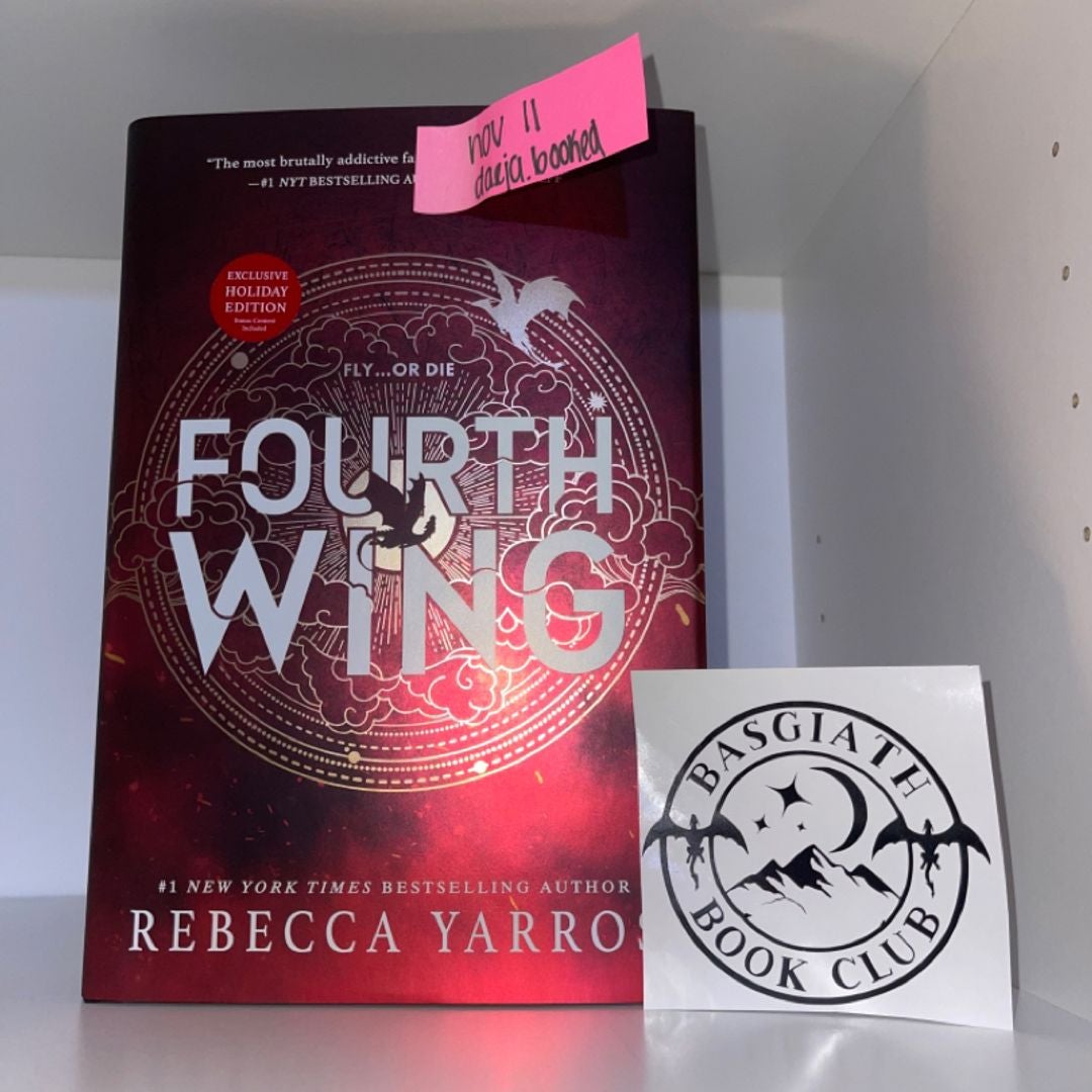 Fourth Wing Special Edition Red Tower 2023 Release by Rebecca 