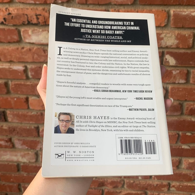 A Colony in a Nation by Chris Hayes