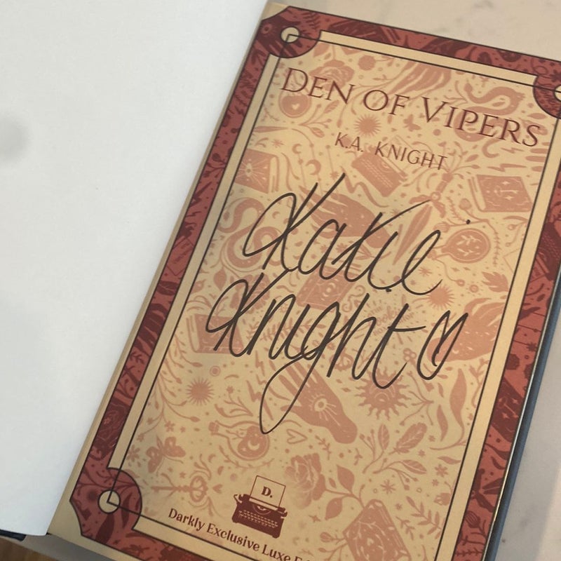 Den of Vipers (Bookish Box)