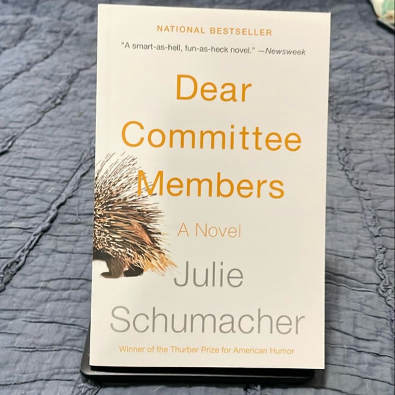 Dear Committee Members