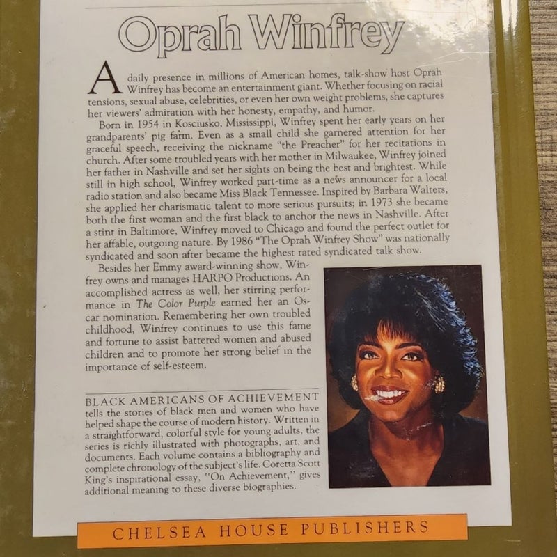 Oprah Winfrey (Black Americans of Achievement)