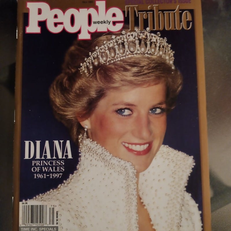 People tribute weekly Diana princess of Wales 1961 to 1997