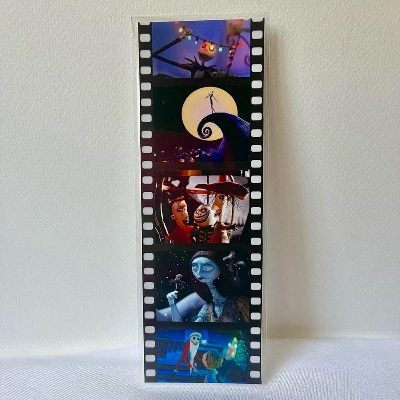 The Nightmare Before Christmas film strip bookmark 