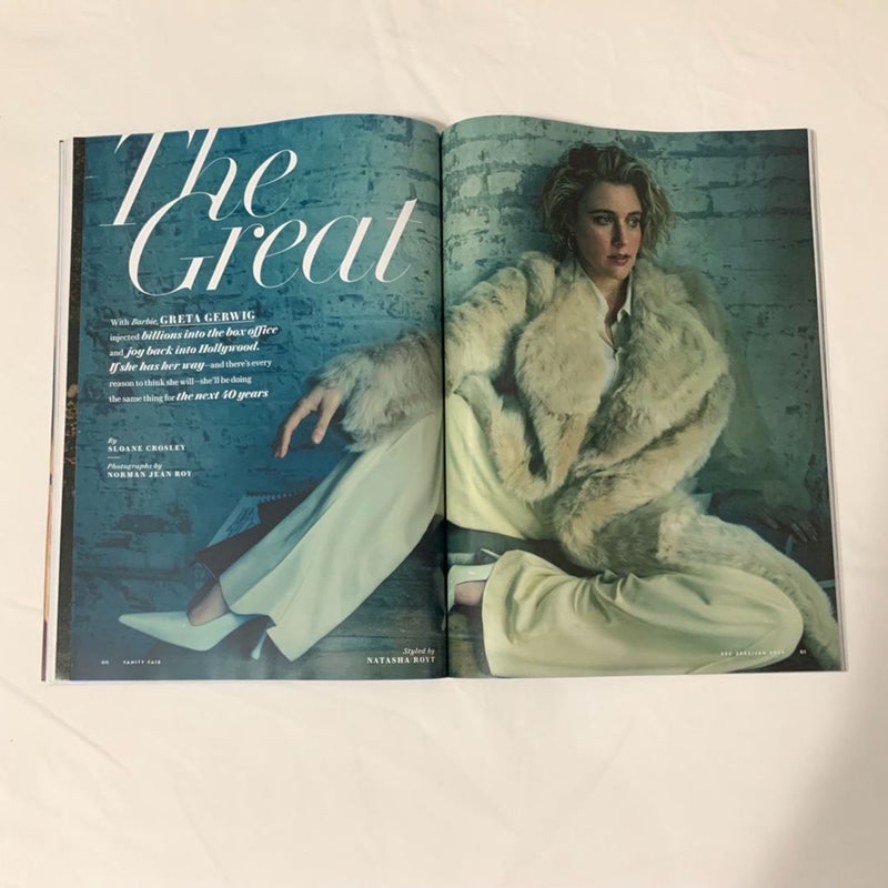 Vanity Fair Greta Gerwig “The Unstoppable” Issue 12 23/24 Magazine+ Perfume Insert 