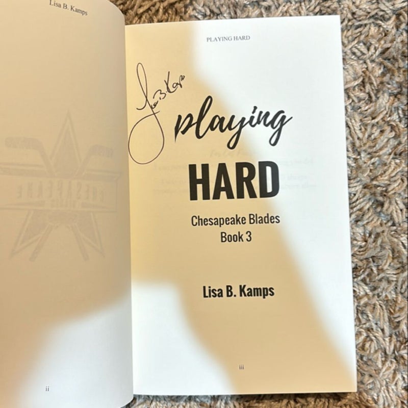 Playing Hard (Signed)