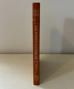 She Stoops to Conquer | Easton Press Illustrated Leather Boumd Classic 