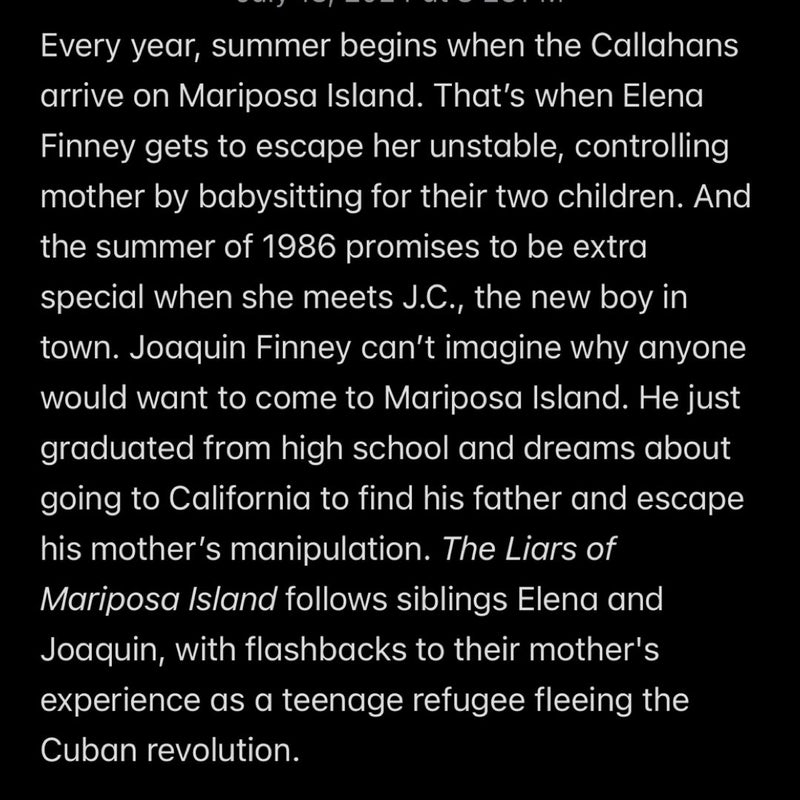 The Liars of Mariposa Island