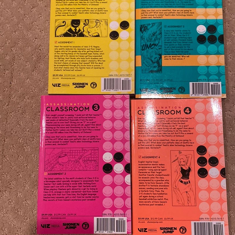 Assassination Classroom, Vol. 1-4