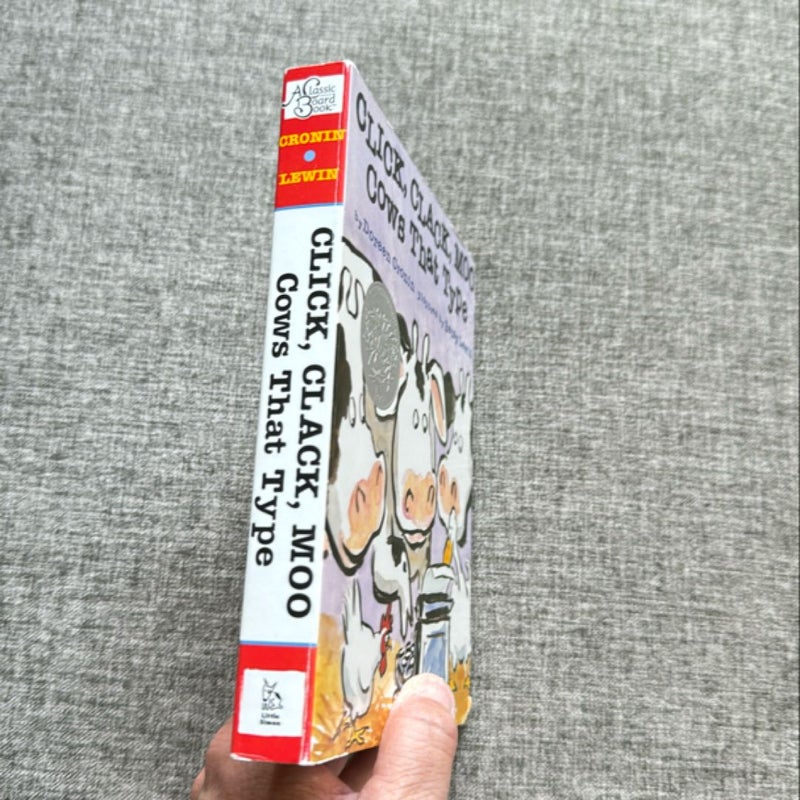 Click, Clack, Moo Cows That Type (board book)