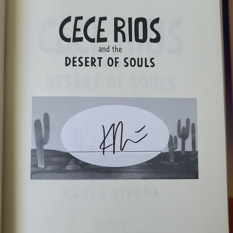 Cece Rios and the Desert of Souls - Autographed 