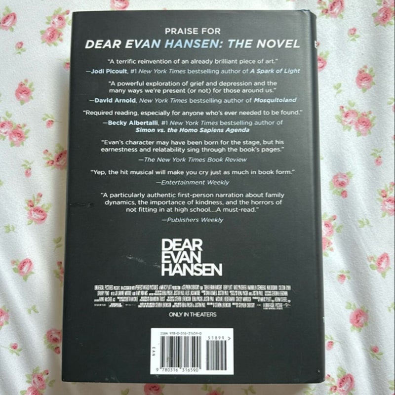 Dear Evan Hansen: the Novel