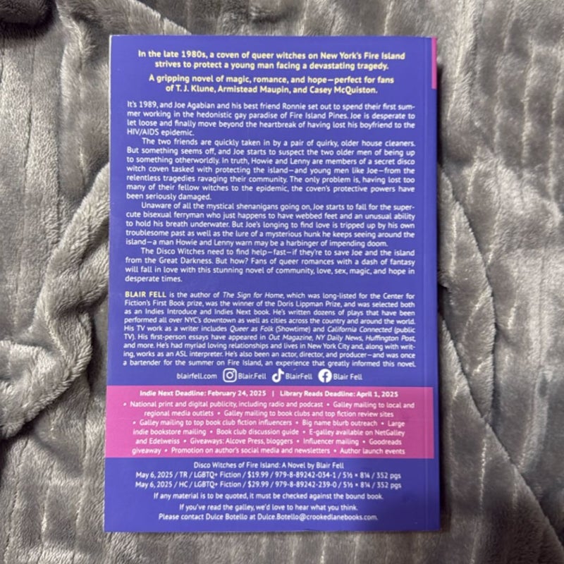 Disco Witches of Fire Island (arc copy)