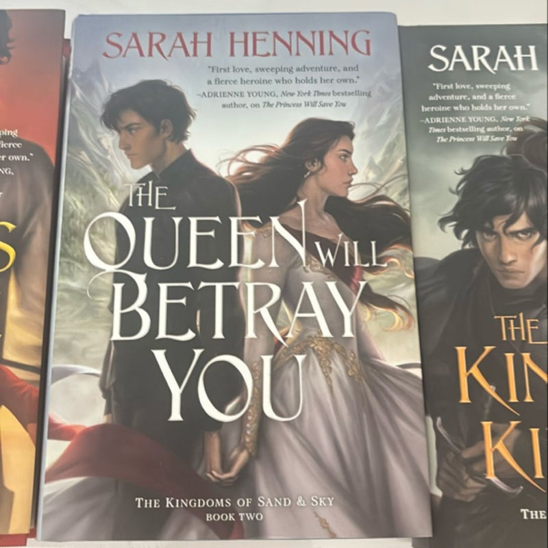 The Princess Will Save You/The Queen Will Betray You/The King Will Kill You book bundle