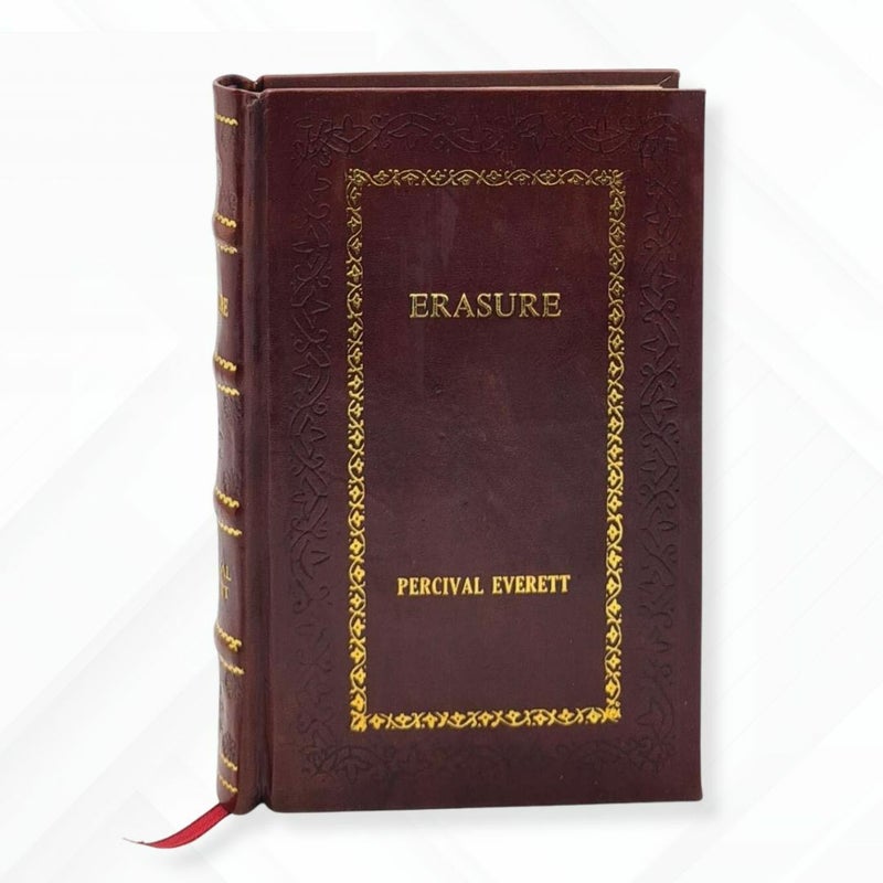 erasure by percival everett Leather-Bound Edition