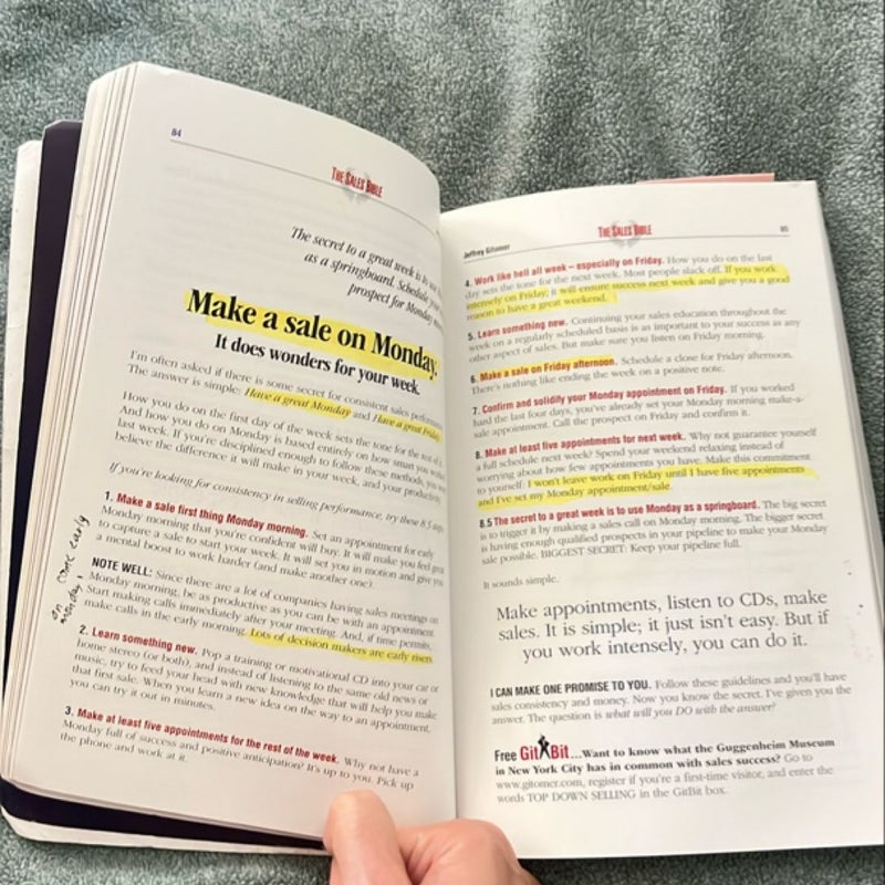 The Sales Bible, New Edition