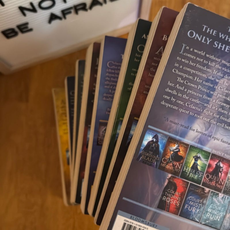 Throne of Glass Series-out of print original covers