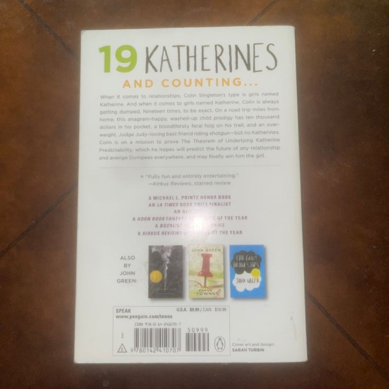 An Abundance of Katherines