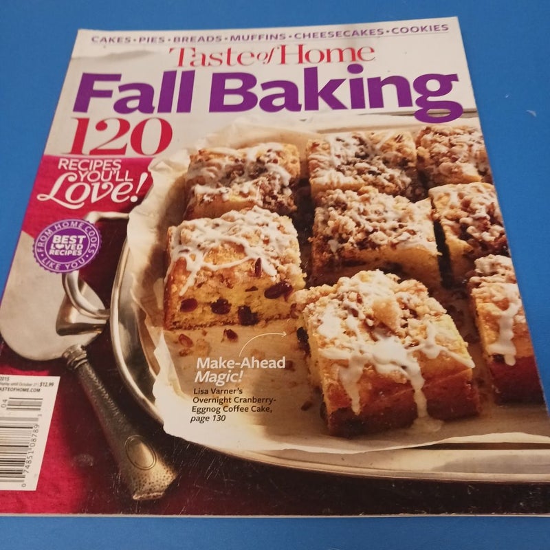 Taste of Home Fall Baking 2015 Magazine 
