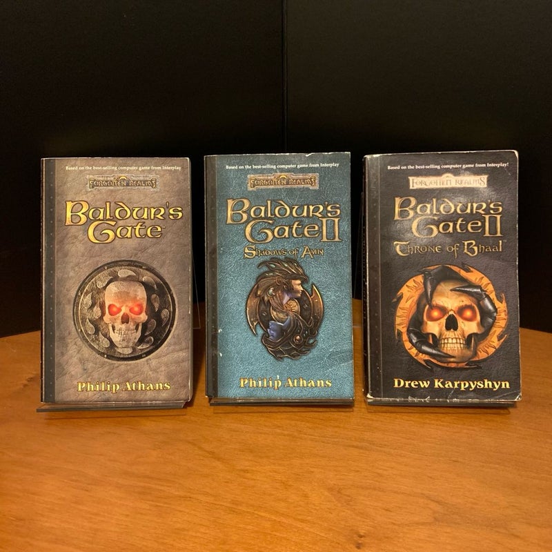 Forgotten Realms: Complete Baldur’s Gate Trilogy: Baldur’s Gate, Baldur’s Gate II: Shadows of Amn, Baldur’s Gate II: Throne of Bhaal, All First Edition
