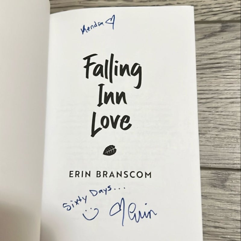 Falling Inn Love (signed and personalized) 