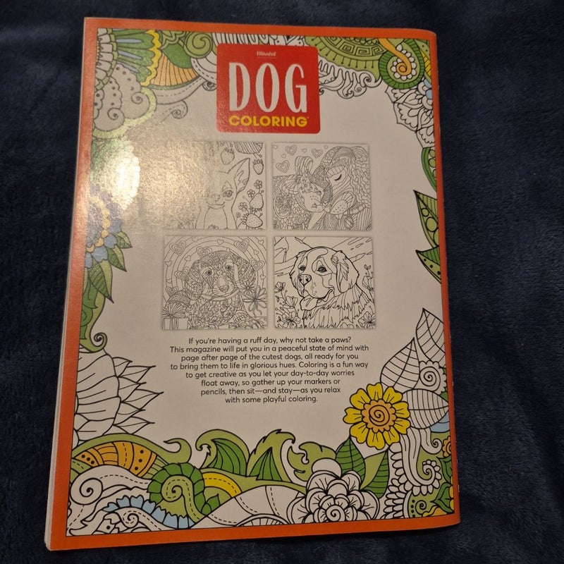 Blissful Dog Coloring Book