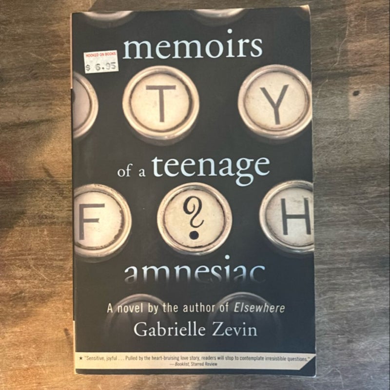 Memoirs of a Teenage Amnesiac SIGNED