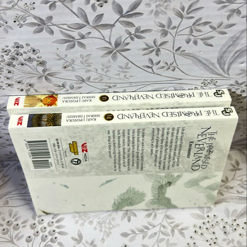 The Promised Neverland, Vol. 13 & 14 Paperback Bundle
