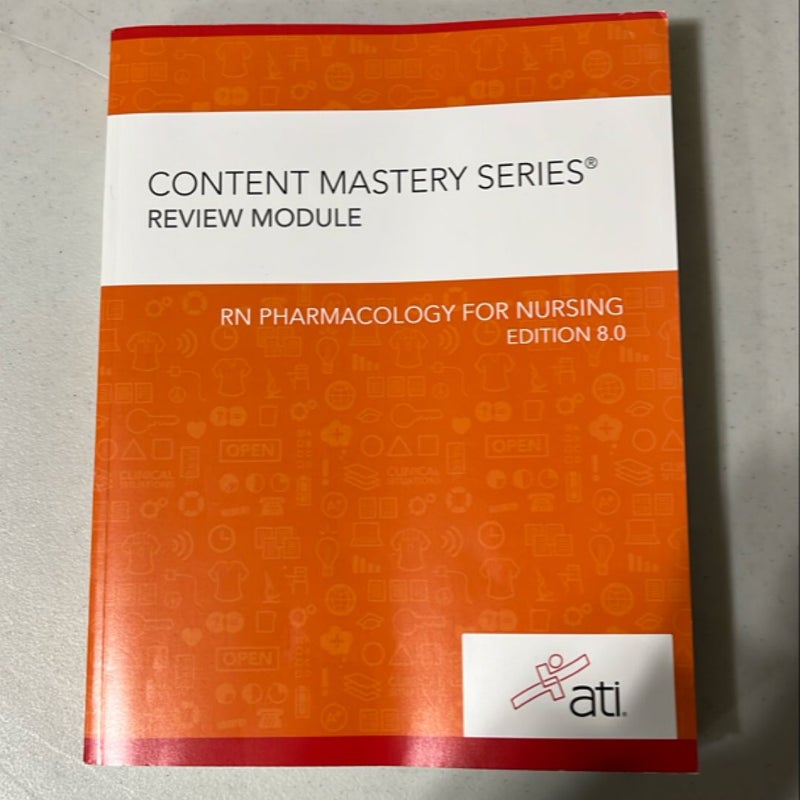 RN Pharmacology for Nursing Edition 8. 0