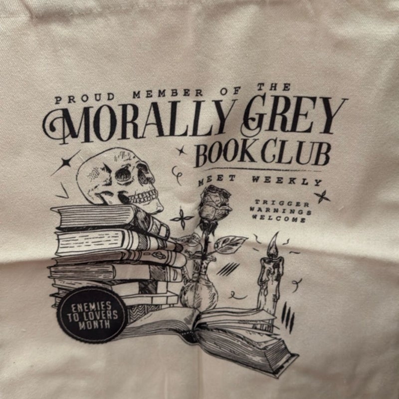 Morally Grey tote bag