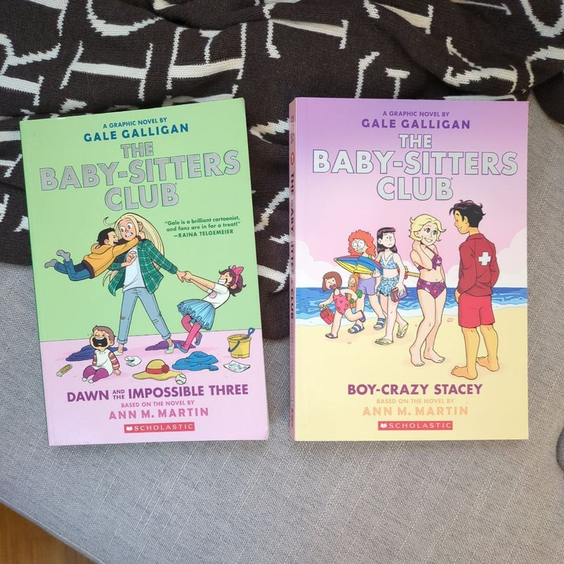 The Baby-Sitters Club Lot - Dawn and the Impossible Three and Boy-Crazy Stacey